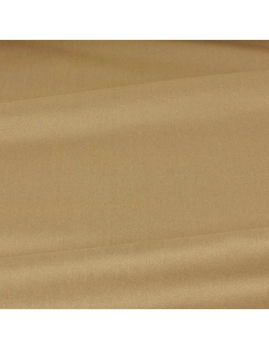 Tissu coton uni camel