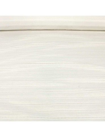 Tissu jersey style broderie blanc