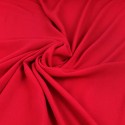 Tissu crêpe uni rouge
