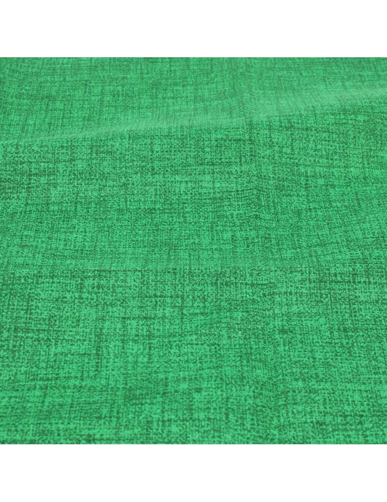 Coupon coton/polyester vert 50 x 138 cm Coupon coton/polyester vert 50 x 138 cm