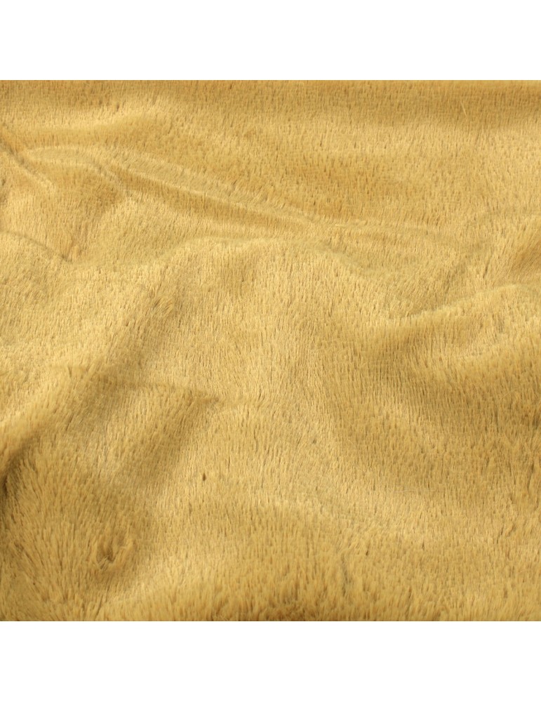 Coupon doudou 50 x 150 cm jaune
