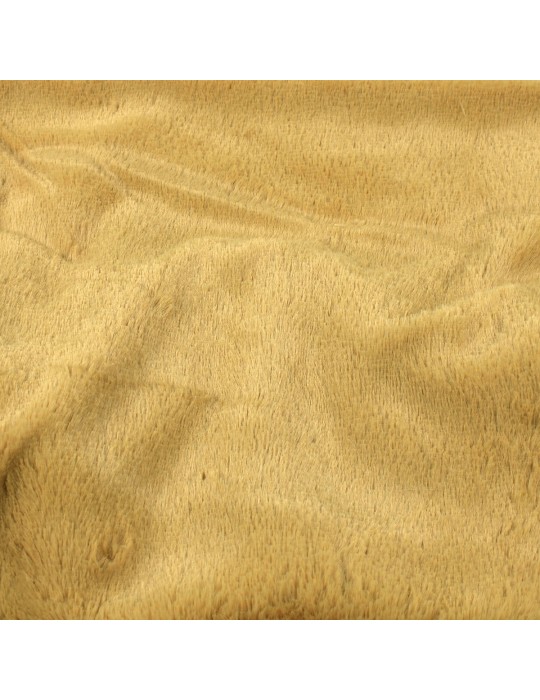Coupon doudou 50 x 150 cm jaune