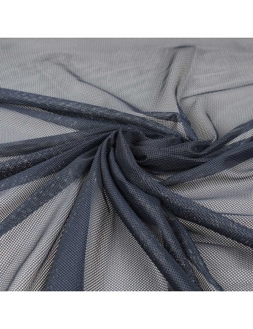 Tissu polyester bleu marine