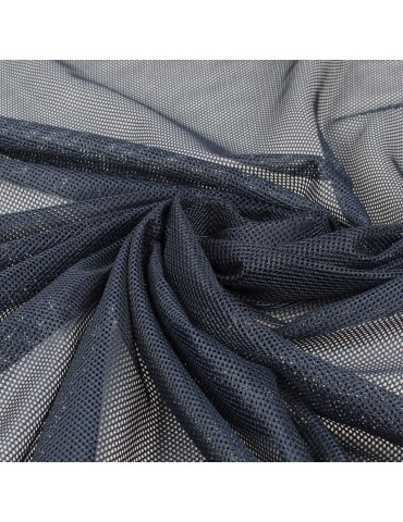 Tissu polyester bleu marine
