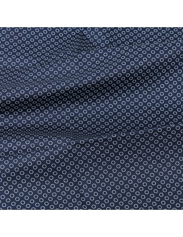 Coupon cercles 45 x 48 cm marine