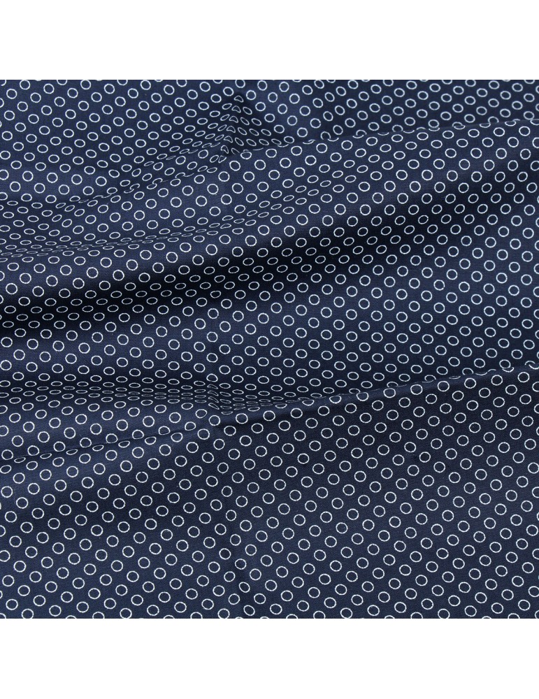 Coupon cercles 45 x 48 cm marine
