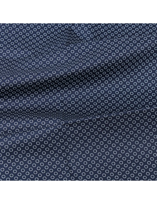 Coupon cercles 45 x 48 cm marine