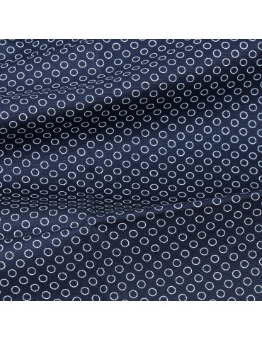 Coupon cercles 45 x 48 cm marine