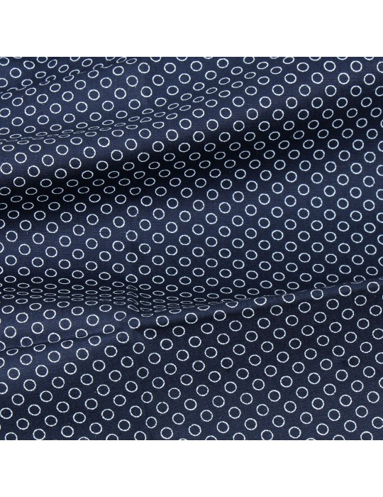 Coupon cercles 45 x 48 cm marine