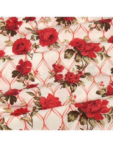 Coupon roses rouges 45 x 48 cm