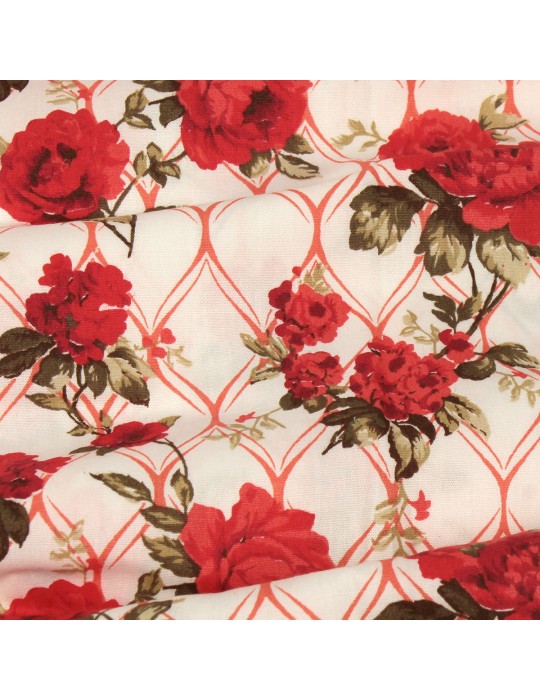 Coupon roses rouges 45 x 48 cm