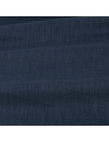 Tissu lin uni marine