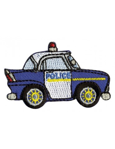 Écusson M brodé multicolore