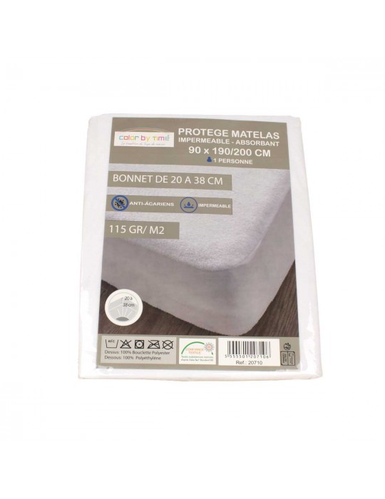 Protège matelas imperméable - absorbant 90 x 190/200 cm