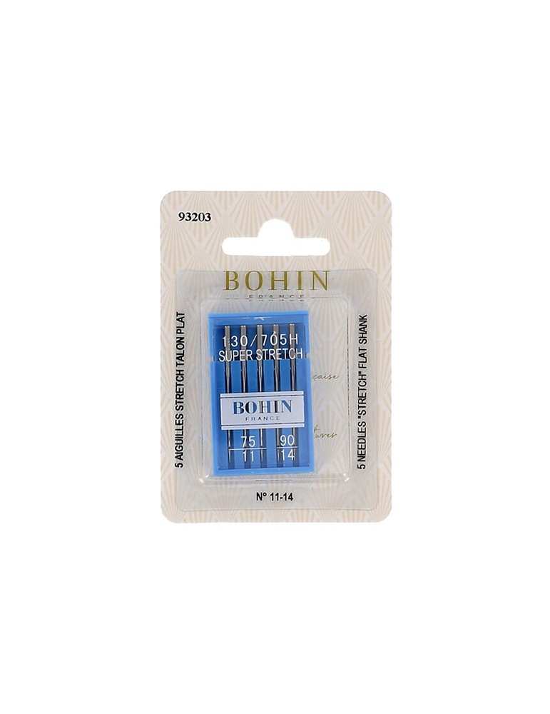 5 aiguilles machine tissus stretch talon plat n°75 et n°90 5 aiguilles machine tissus stretch talon plat n°75 et n°90