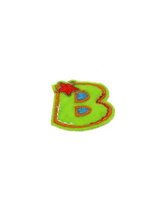 Lettres thermocollantes fantaisie multicolore