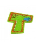 Lettres thermocollantes fantaisie multicolore Lettres thermocollantes fantaisie multicolore