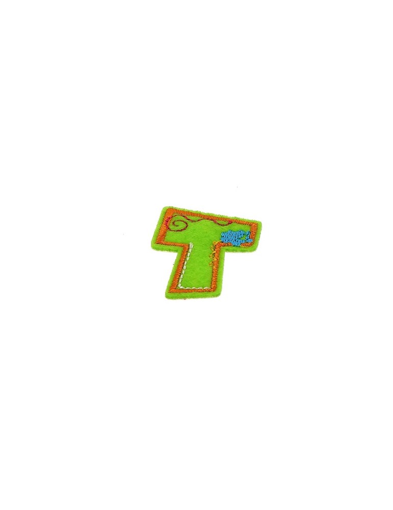 Lettres thermocollantes fantaisie multicolore Lettres thermocollantes fantaisie multicolore