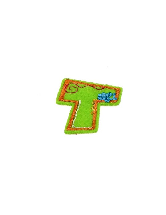 Lettres thermocollantes fantaisie multicolore