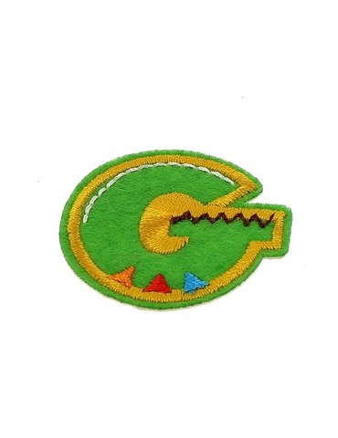 Lettres thermocollantes fantaisie multicolore