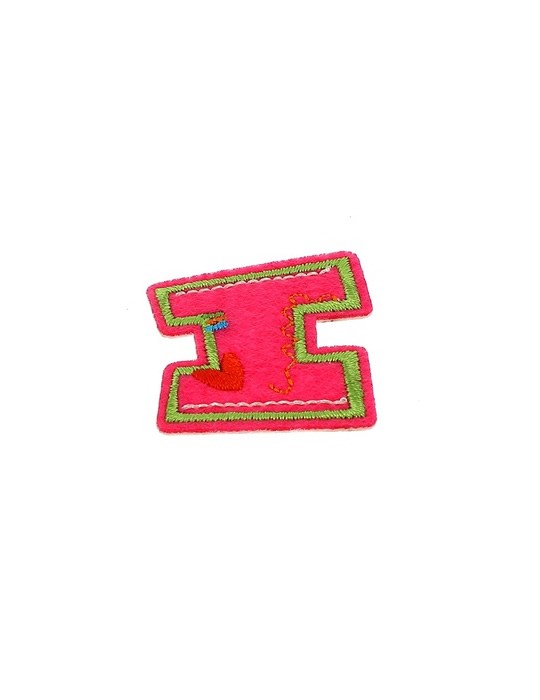 Lettres thermocollantes fantaisie multicolore