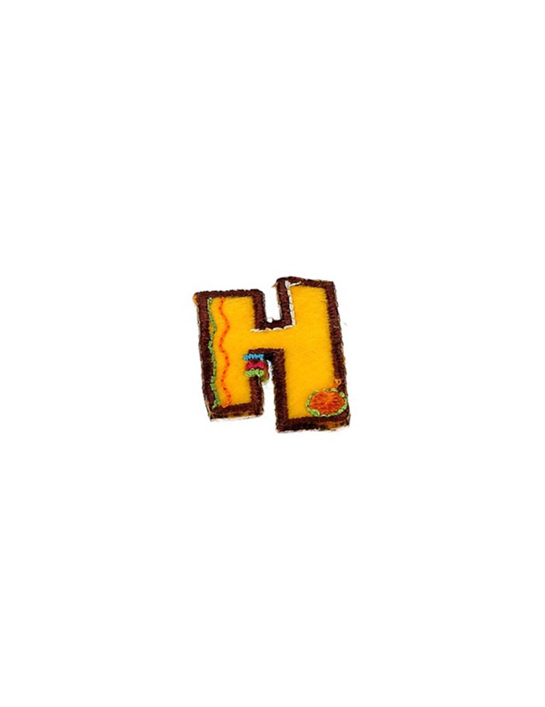 Lettres thermocollantes fantaisie multicolore Lettres thermocollantes fantaisie multicolore