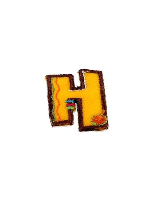 Lettres thermocollantes fantaisie multicolore