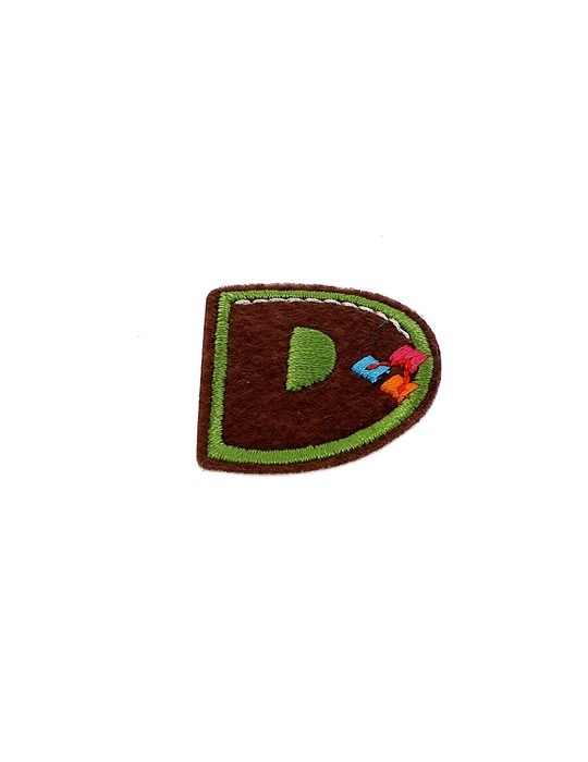 Lettres thermocollantes fantaisie multicolore