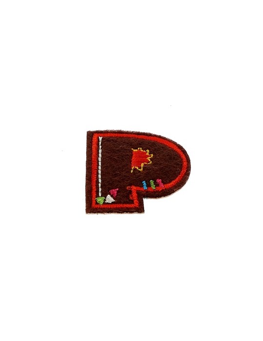 Lettres thermocollantes fantaisie multicolore