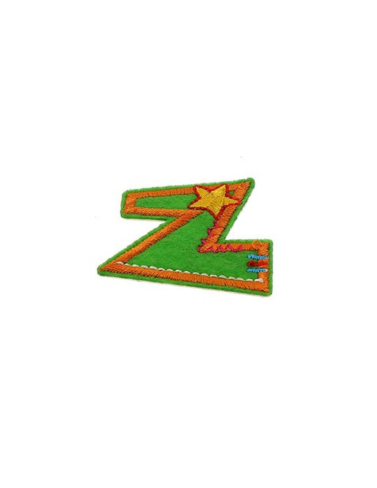 Lettres thermocollantes fantaisie multicolore