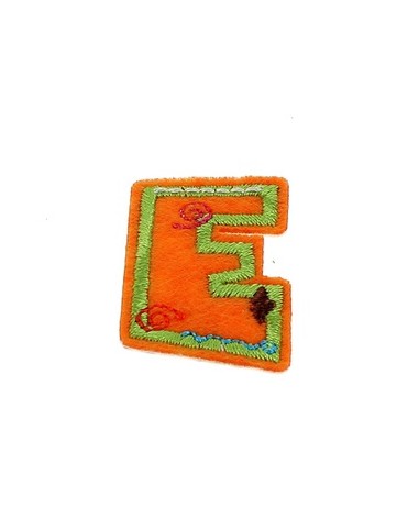 Lettres thermocollantes fantaisie multicolore