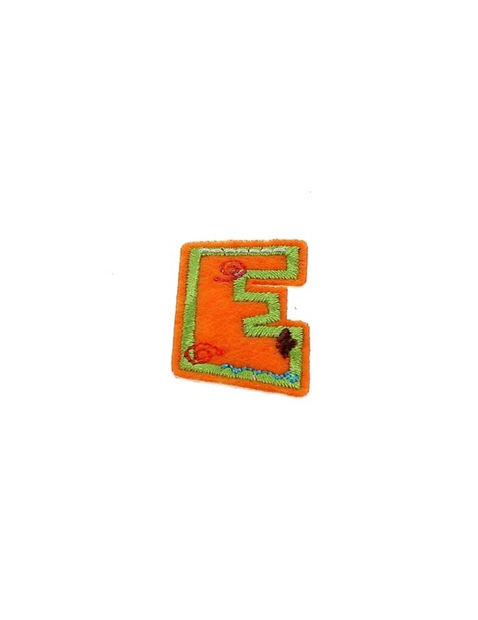 Lettres thermocollantes fantaisie multicolore