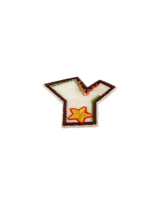 Lettres thermocollantes fantaisie multicolore