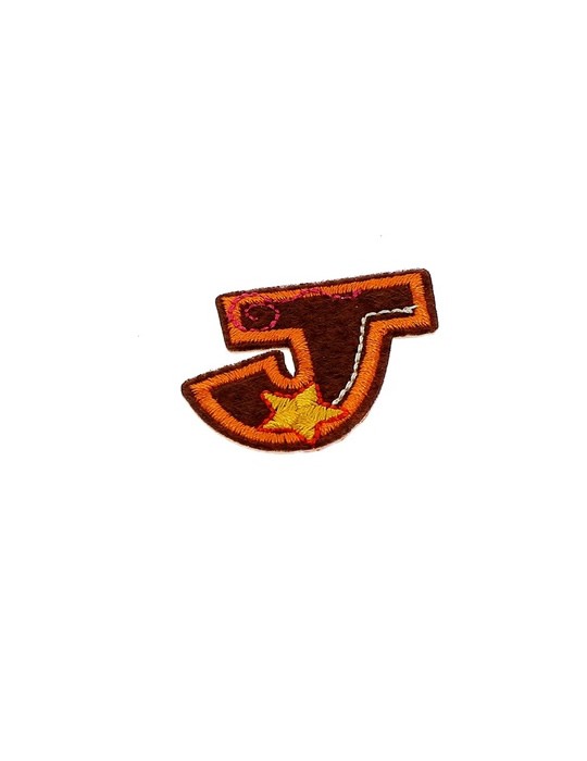 Lettres thermocollantes fantaisie multicolore