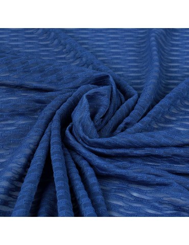 Coupon tissu jersey bleu 300 x 145 cm