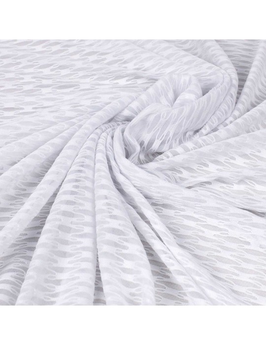 Coupon tissu jersey blanc 300 x 145 cm