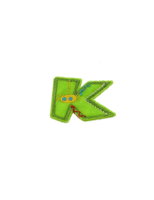 Lettres thermocollantes fantaisie multicolore