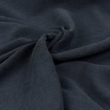 Tissu viscose/nylon plissé marine