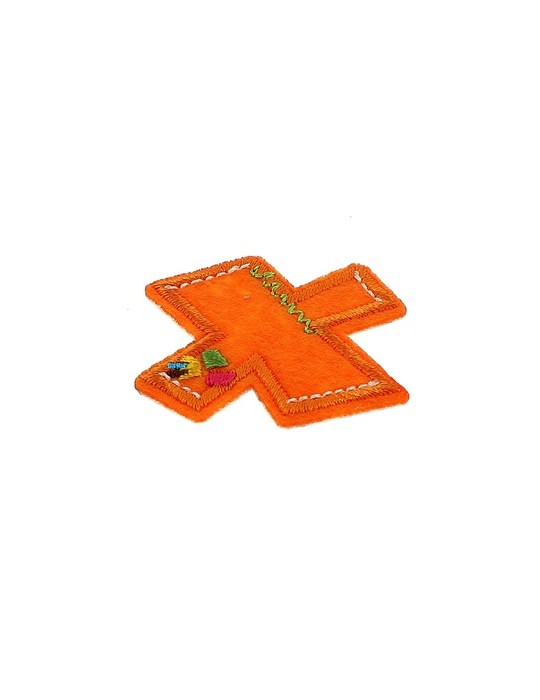 Lettres thermocollantes fantaisie multicolore