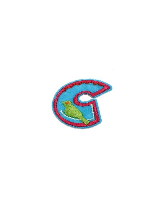 Lettres thermocollantes fantaisie multicolore