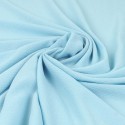 Tissu crêpe uni bleu ciel Tissu crêpe uni bleu ciel