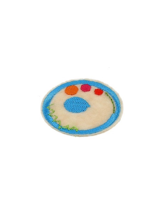 Lettres thermocollantes fantaisie multicolore