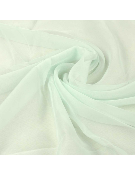 Tissu voilage uni vert plombé
