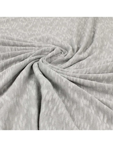 Coupon jersey tubulaire gris 300 x 85 cm