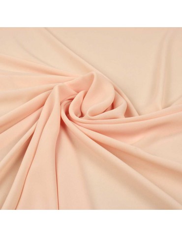 Tissu crêpe uni rose