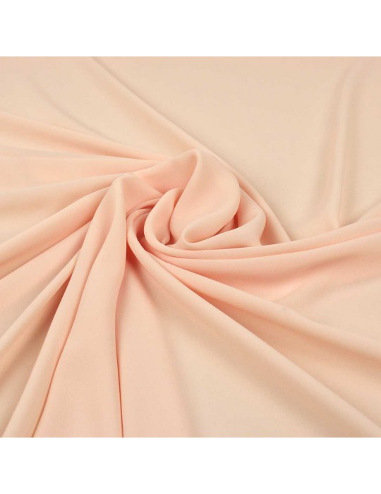 Tissu crêpe uni rose