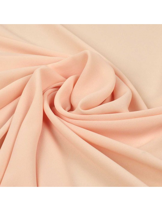 Tissu crêpe uni rose