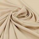 Tissu crêpe uni sable Tissu crêpe uni sable