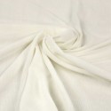Tissu crêpe de viscose écru