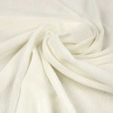 Tissu crêpe de viscose écru